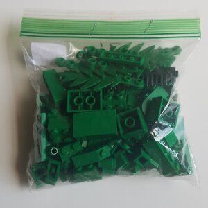 Legos Building Blocks 3.1 oz. Bag Red Pieces of Assorted Sizes!!